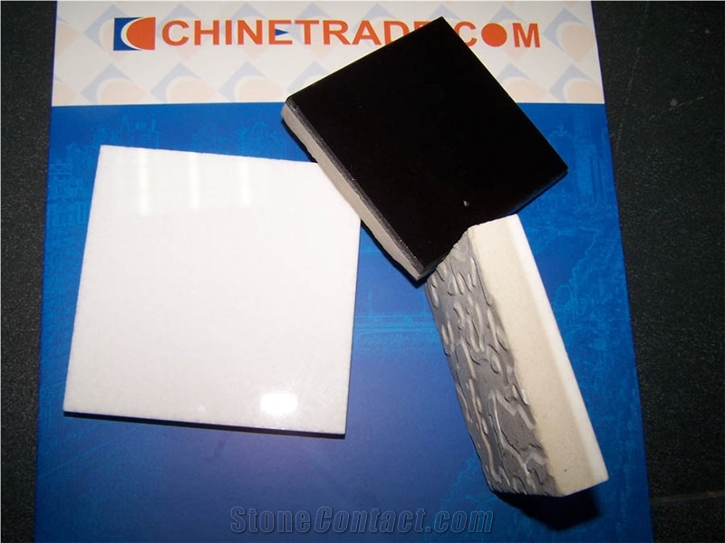 Marmoglass Composite Tile (white/ Black)