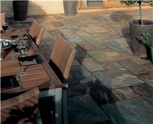 Rustic Slate Crazy Paving