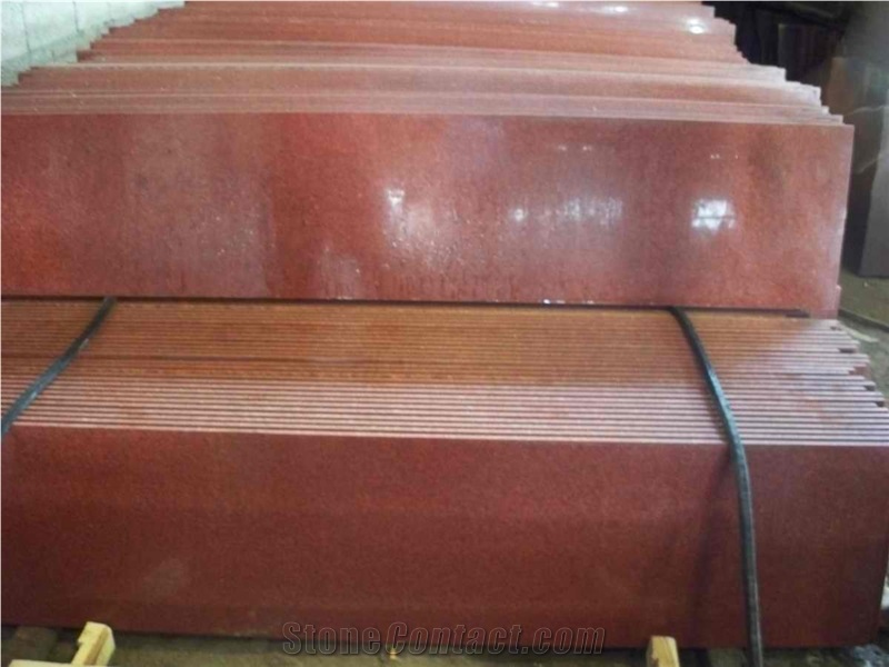 China Dyed Red Granite