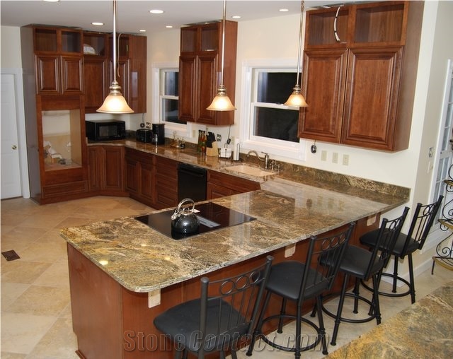 Gold Granite Stone Countertop