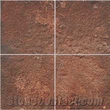 Rust Slate Slabs & Tiles, China Brown Slate