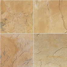 China Yellow Sandstone Slabs & Tiles