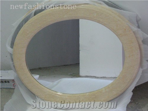Stone Bath Mirror Frame