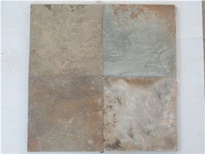 China Slate Tiles Yellow Color