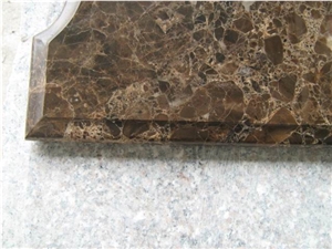 Emperador Marble Kitchen Top, Edging 3