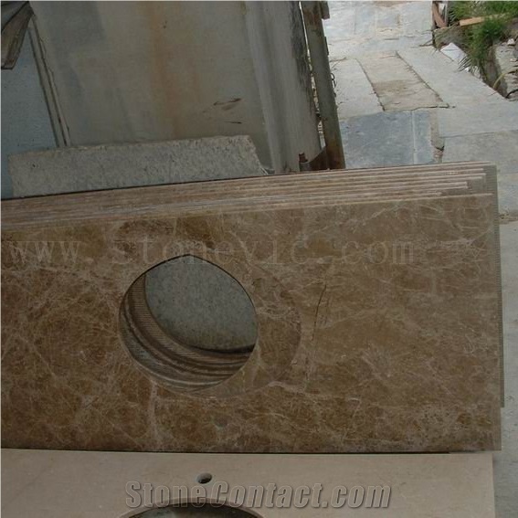Emperador Marble Vanity Top 16