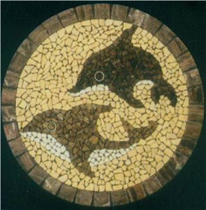 Granite Mosaic Medallions