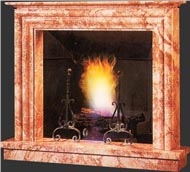 Red Marble Fireplace Red Marble Fireplace
