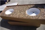 Yellow Granite Vanity Tops