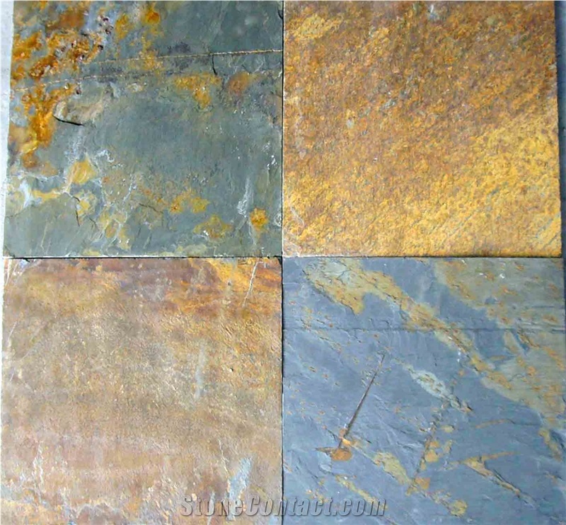 China Rust Slate Tile S1906