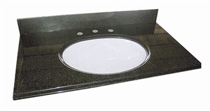 China Black Granite Vanity Top YX-VT04 China Black Granite Vanity Top YX-VT04