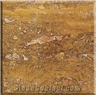 Denizli Yellow Travertine Slabs & Tiles, Turkey Yellow Travertine