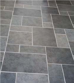 Black Flooring Slate Tile