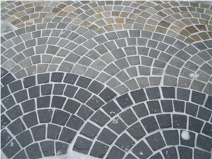 China Black Slate Paverment
