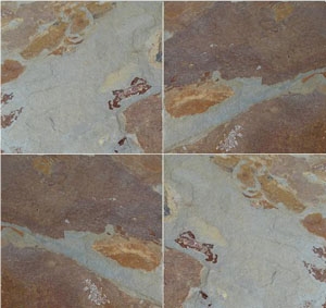China Rust Slate Slabs & Tiles