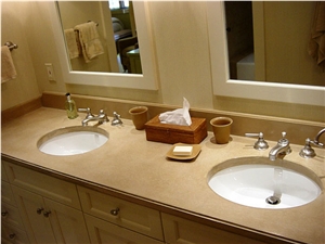 Denizli Travertine Bathroom Vanity Top Xds11