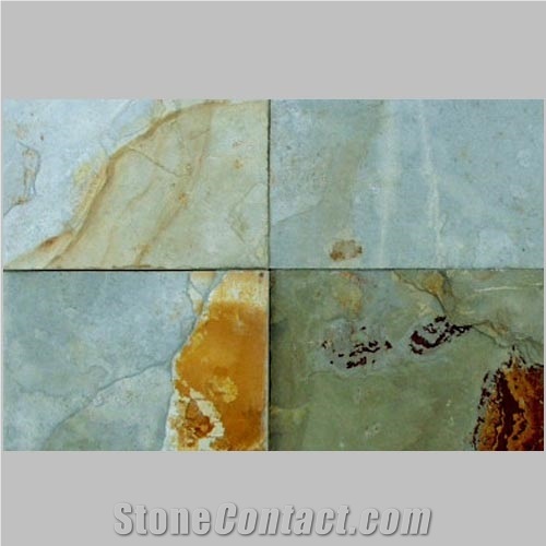 China Multicolor Slate Tile Fb-1122