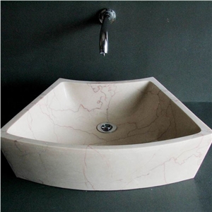 Rosalia Marble Square Sink