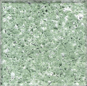 Green Quartz Surfacing (YBS-056) Green Quartz Surfacing (YBS-056)