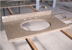 G682 Yellow Granite Vanity Tops G682 Yellow Granite Vanity Tops