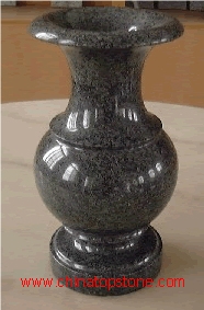 Green Granite Flower Pot