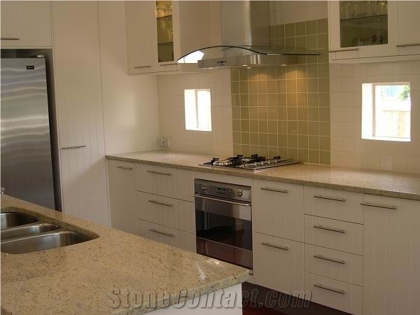 Opalescent Grain Beige Granite Countertop