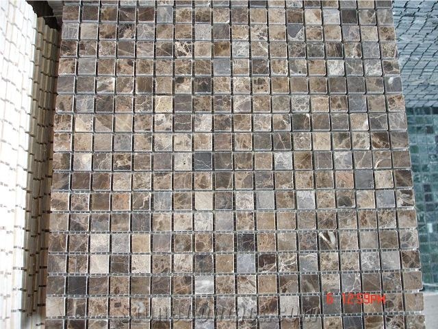Brown Marble Mosaic Tile
