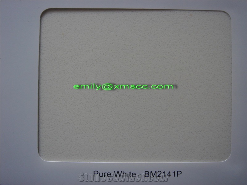Pure White Blizzard Quartz Stone