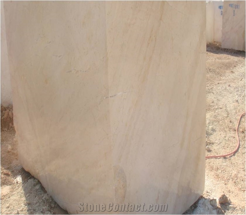 Rosalia Beige Marble Block, Turkey Beige Marble