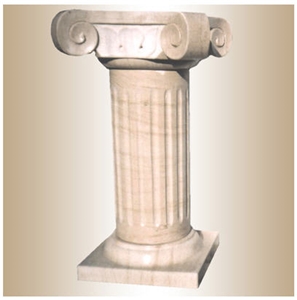 Beige Marble Column