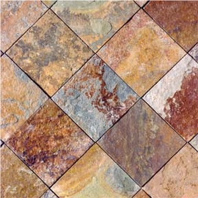 Multicolor Slate Slabs & Tiles