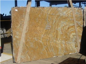 Casablanca Granite Slabs, Brazil Yellow Granite Casablanca Granite Slabs, Brazil Yellow Granite
