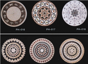 Travertine Round Medallion