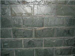 China Green Slate Mushroom Stone