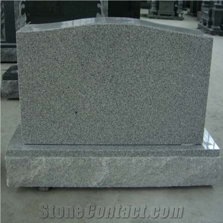 G603 Grey Granite Tombstone