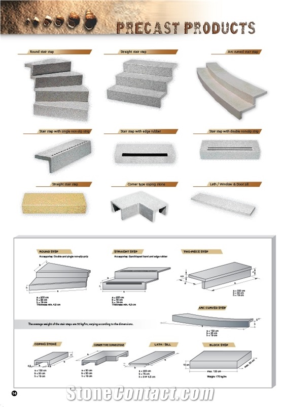 Precast Products, Stairs and Steps