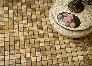 Antique Travertine Mosaic
