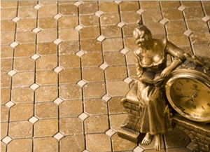 Yellow Travertine Mosaic