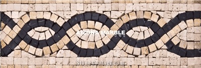Travertine Mosaic Border