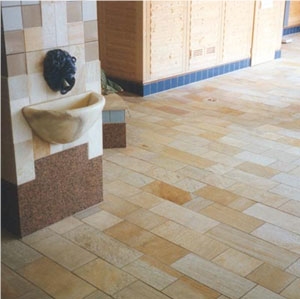 Rosa Corallo Quartzite Floor Tiles, Brazil Pink Quartzite