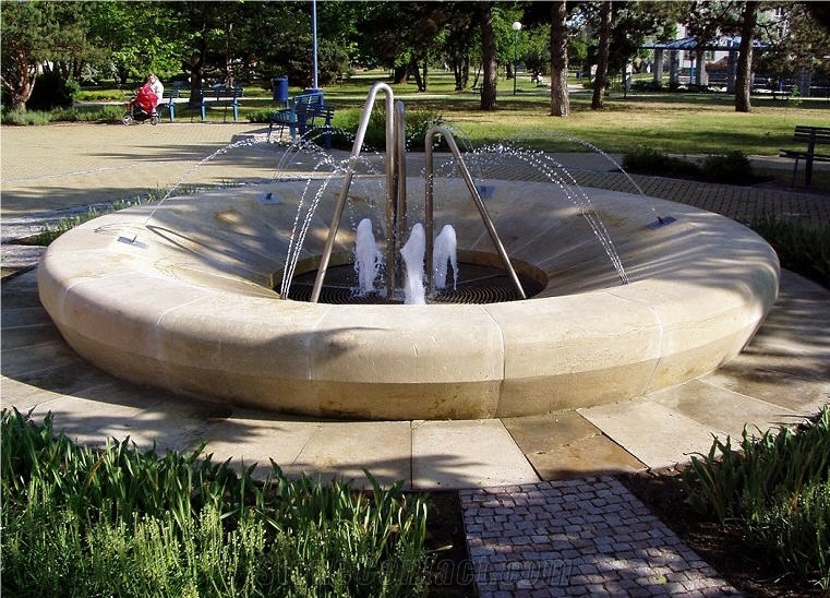 Yellow Sandstone Fountain