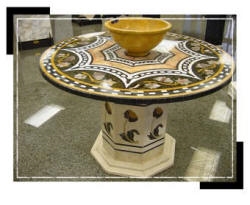 Mosaic Medallion Round Table