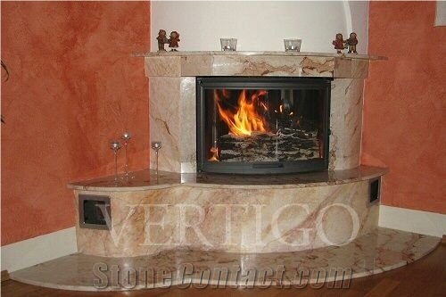Marble, Limestone, Travertine Fireplaces