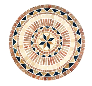 Travertine Mosaic Medallions