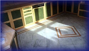 Limnias White Marble Flooring Tile, Greece White Marble
