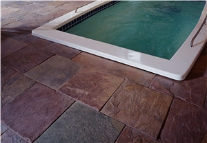 Lilac Slate Floor Tiles