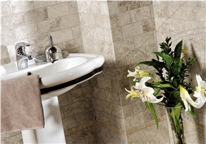 Silver Travertine Wall Tile Silver Travertine Wall Tile