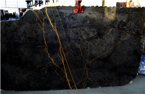 Nero Port Laurent Marble Slabs & Tiles, Morocco Black Marble