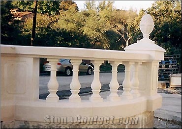 Beige Limestone Balustrades