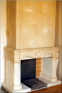 Yellow Limestone Fireplaces